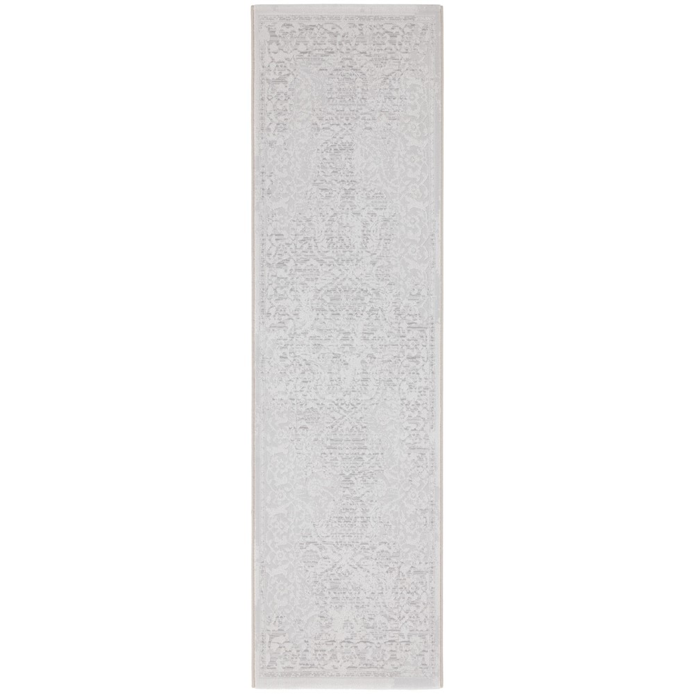 Victoriana Traditional Distressed Runner Rugs in Cream Beige